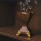 Decorative Incense Burner with Gold Accents